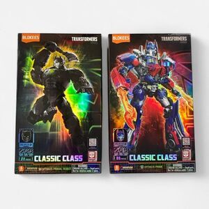 Blokees Transformers Classic Class Optimus Prime & Optimus Primal Model Bundle